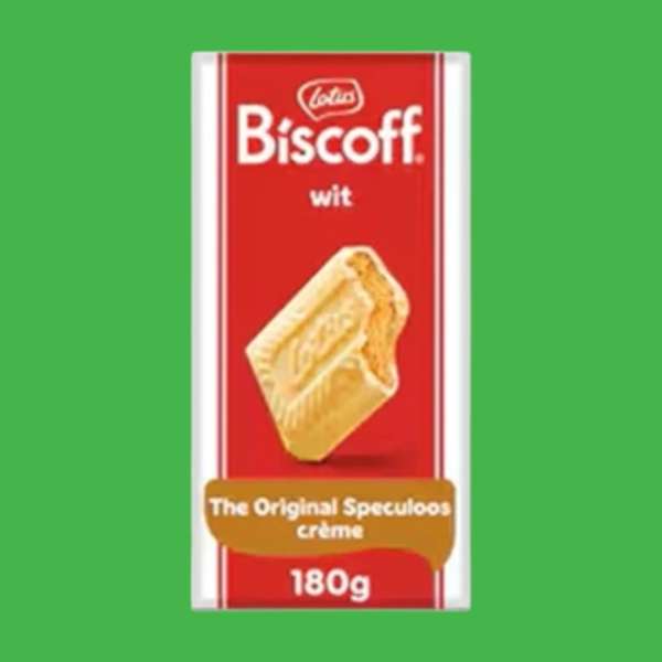 Lotus Fehér Csokoládé Biscoff Krémmel 180 g