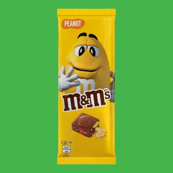 M&M táblás tejcsokoládé mogyoróval 165 g