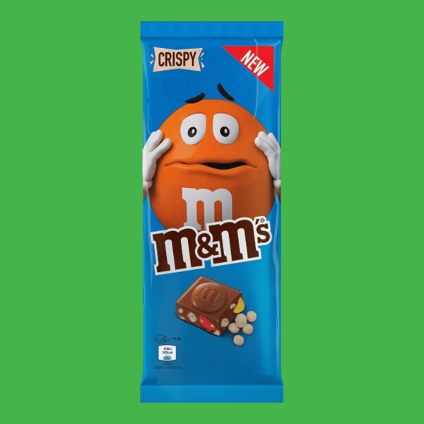 M&M Crispy táblás tejcsokoládé 150 g