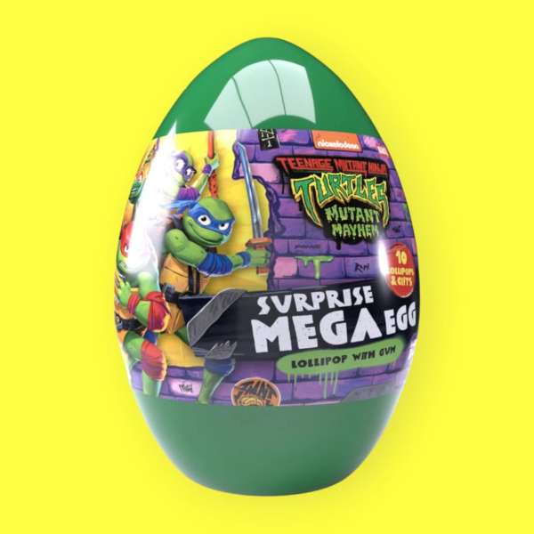 Tini Nindzsa Mega surprise egg óriás meglepetés persely 160 g