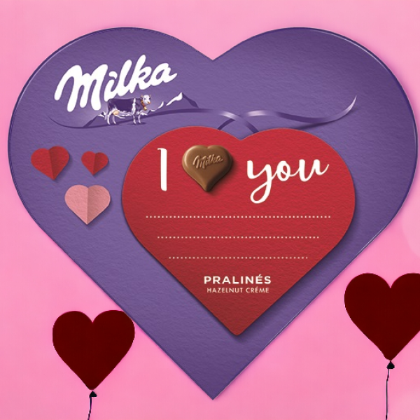 Milka szívdesszert 165 g