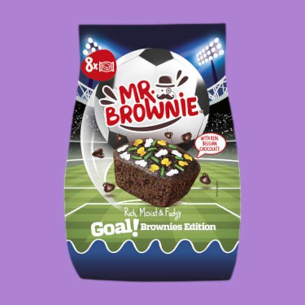 Mr. Brownie GOAL belga csokoládé darabokkal 200 g
