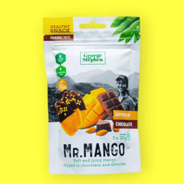 Mr. Mango Prémium Aszalt Mangó Szelet Csokival Bevonva 60 g