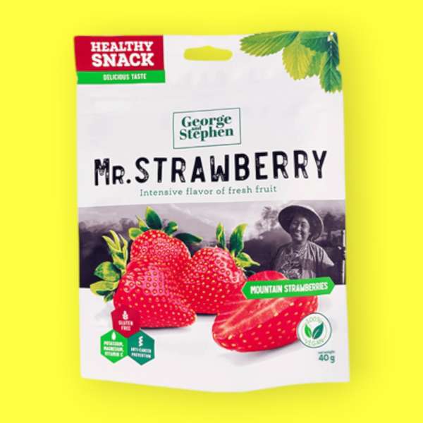 Mr. Strawberry Egész Prémium Aszalt Eper 40 g
