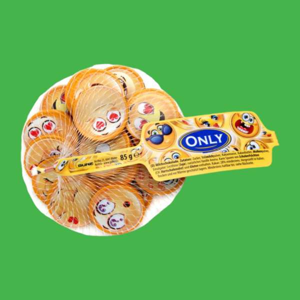 Only Hálós Tejcsokoládé Emoji 85 g