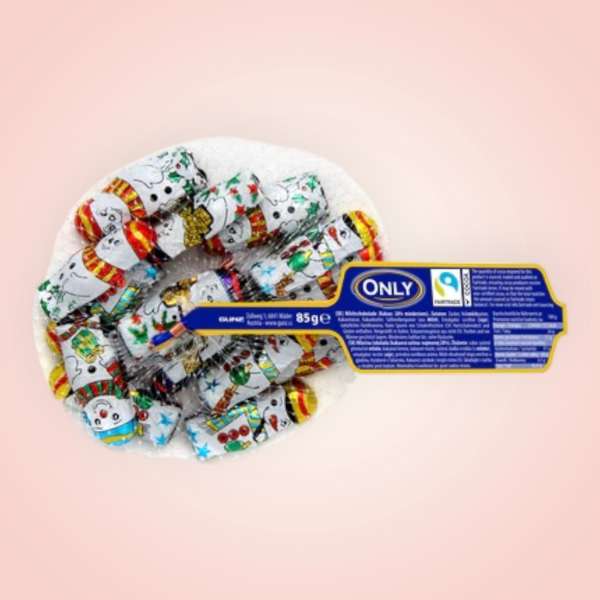 Only hálós tejcsokoládé hóember tejkrémmel 85 g