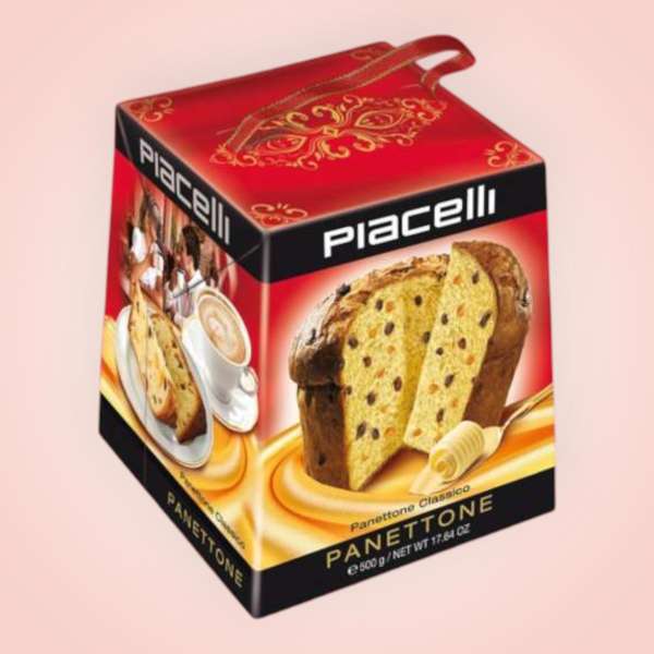 Piacelli karácsonyi olasz Panettone klasszikus 500 g