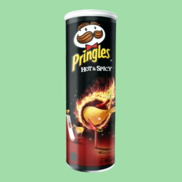 Pringles Hot and Spicy chips 165 g