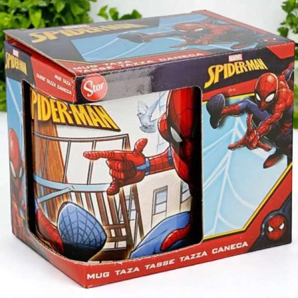 Pókember porcelán bögre díszdobozban 325 ml