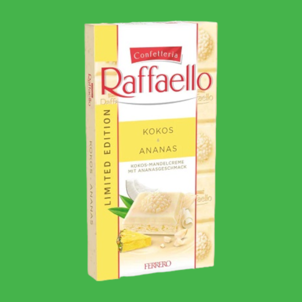 Raffaello Kókusz-Ananász limitált kiadású táblás csokoládé 90 g