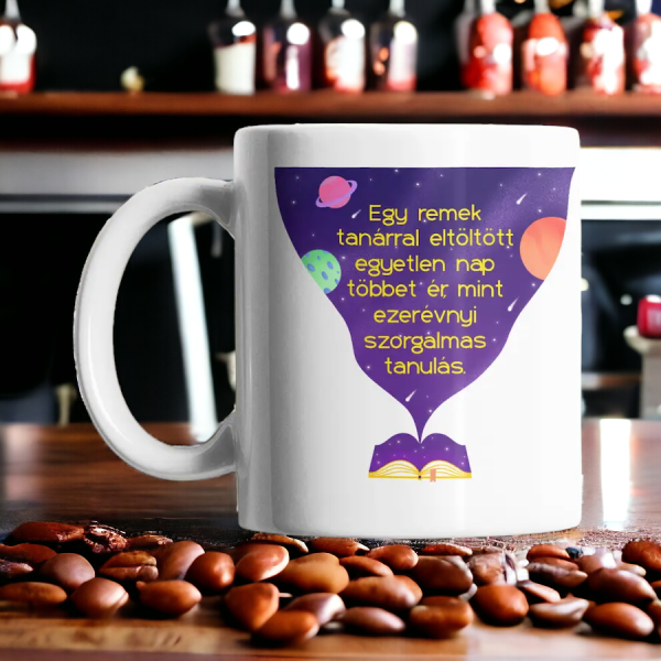 Remek tanár fehér bögre