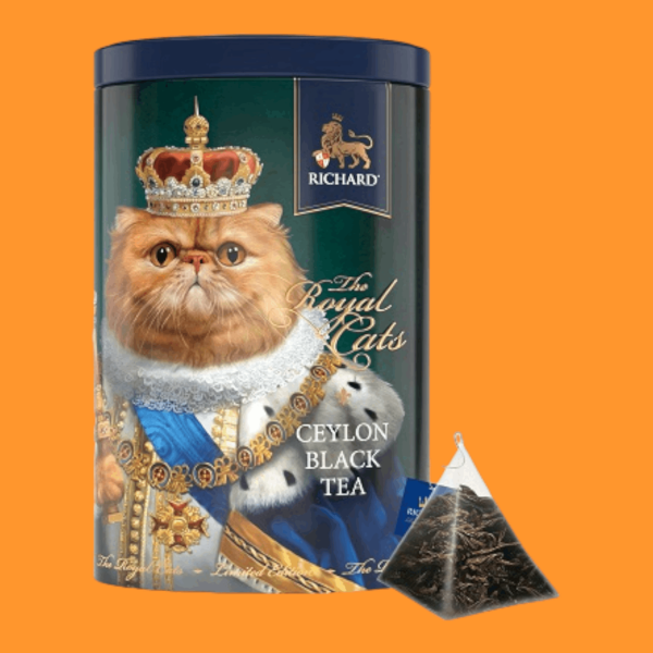 Richard Royal Ceylon Black Tea Fémdoboz 34 g. Vörös perzsa
