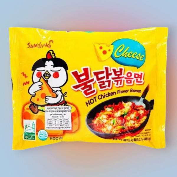 SamYang Buldak sajtos csípős csirke ízű ramen tészta 140 g