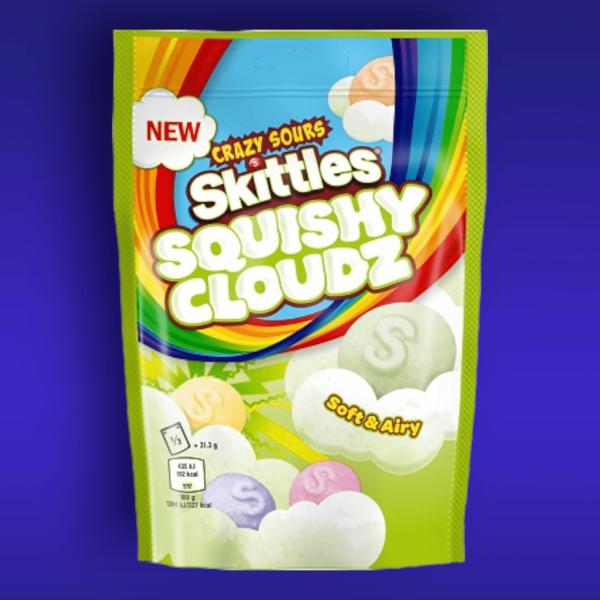 Skittles Squishy Cloudz drazsé 94 g