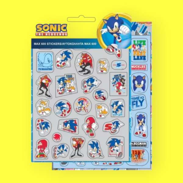 Sonic a sündisznó 600 darabos matrica szett