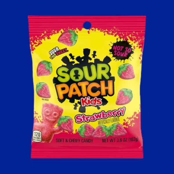 Sour Patch Kids Strawberry eper ízű savanyú gumicukor 102 g