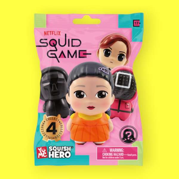 Squid Game meglepetés csomag squishy