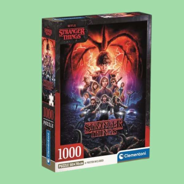 Clementoni Stranger Things Shadows 1000 db-os Compact puzzle