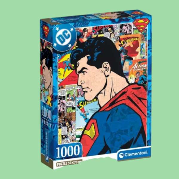 Clementoni Superman Comic 1000 db-os Compact puzzle