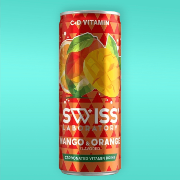 Swiss Fizzy Mango & Orange C+D 250 ml