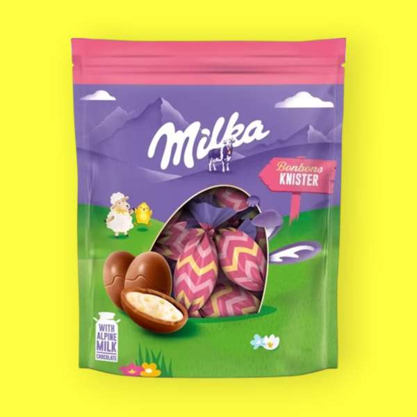 Milka Knister Robbanócukorkás Golyó 86 g