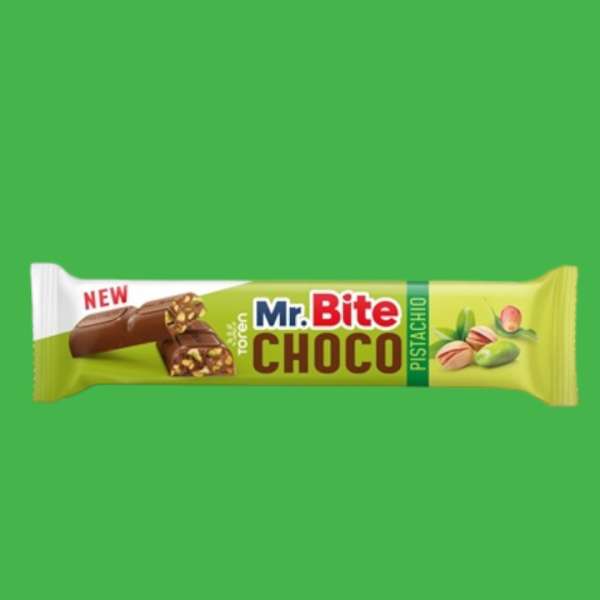 Mr. Bite Choco Pisztáciás csokoládé 22 g