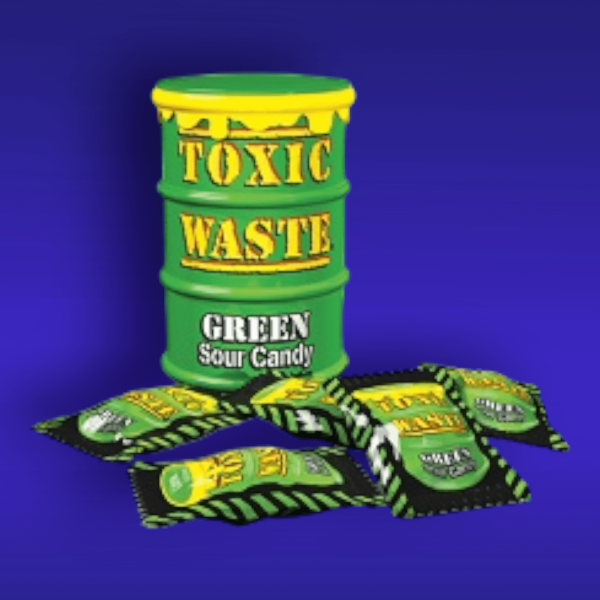 Toxic Waste Sour Candy zöld 42 g
