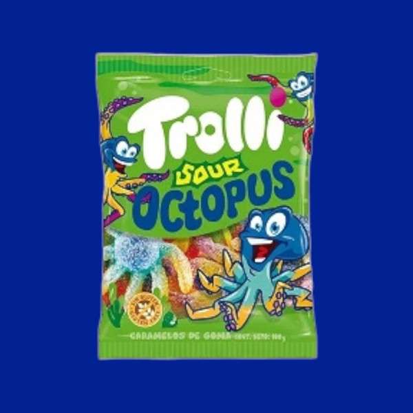 Trolli Sour Octopus gumicukor 100 g