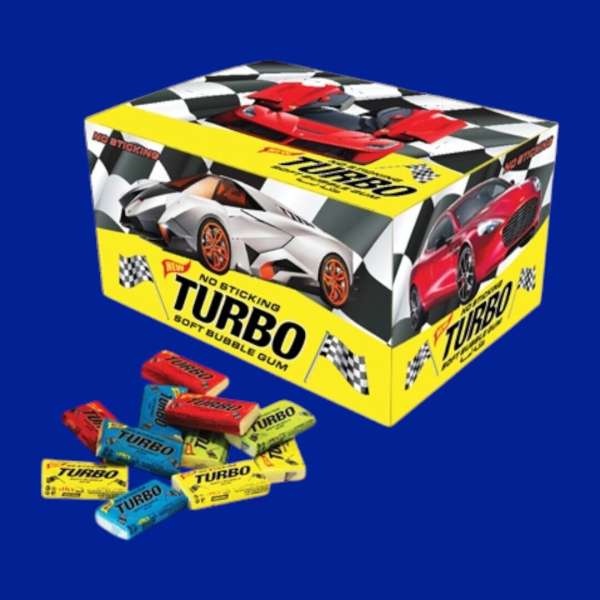 Turbo Rágó Vegyes Gyümölcsös 100 db (100x4,5 g)