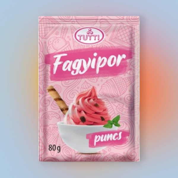 Tutti puncs ízű fagyipor 80 g
